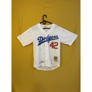 Dodgers Authentic Mitchell & Ness 1955 Jackie Robinson Cooperstown Jersey Sz 48
